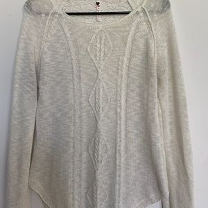 White Lacey sweater